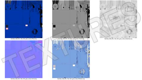 3D model 350 Gallon Stainless Steel IBC Container Blue | 3D Molier ...