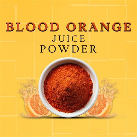 Blood Orange Juice Powder - Wholesale Health Food Distributor