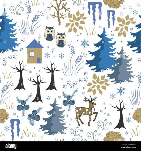 Winter Pattern Background