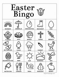Image result for Printable Easter Bingo Games