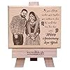 GFTBX Personalized Wooden Engraved Photo Frame for Anniversary Gift ...