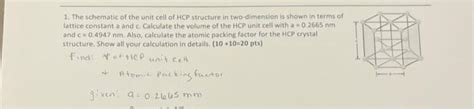 Image result for Unit Cell of HCP Crystal Structure