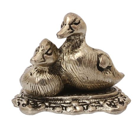 Set Of 2 Loving Metal Swans - eCraftIndia Online