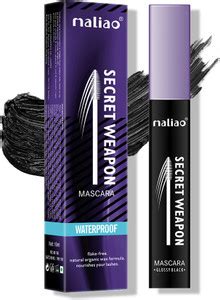 maliao Secret Weapon Mascara - Glossy Black Lashes, Voluminous ...