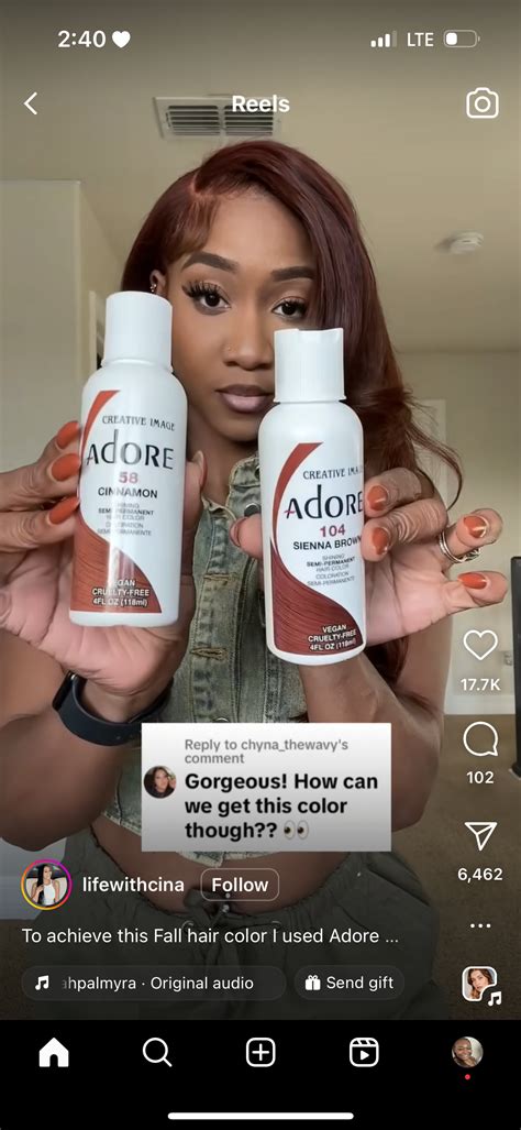 Pin by Autumn on Hair | Adore hair dye, Hair color auburn, Hair color ...