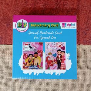 Apfet DIY Anniversary Greeting Card | Card Making Kit - DIY Anniversary ...