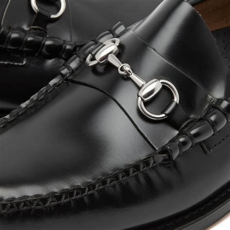 Bass Weejuns Lincoln Horse Bit Loafer Black Leather | END. (GB)