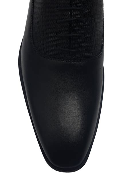 Buy SOLEPLAY Black Lace-Up Oxford Formal Shoes from Westside