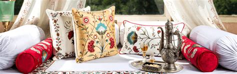 Enhance Your Living Room Design with Luxurious Cushions and Curtains I ...