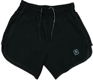 Athleizure India Solid Men Black Running Shorts, Sports Shorts - Buy ...