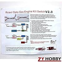 Buy ZYHOBBY DLE Engine Kill Switch, RC Opto Kill Switch with Futaba ...