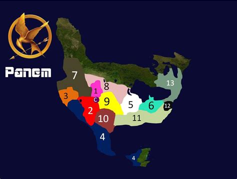 Panem in The Hunger Games (with Map) - Book Analysis
