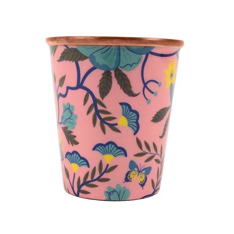 Buy European Florals Pink Copper Tumbler - Small Online at Low Prices ...