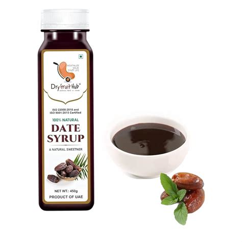 Dry Fruit Hub Date Syrup 400gm Natural Sweetener 100% Khajur Juice| No ...