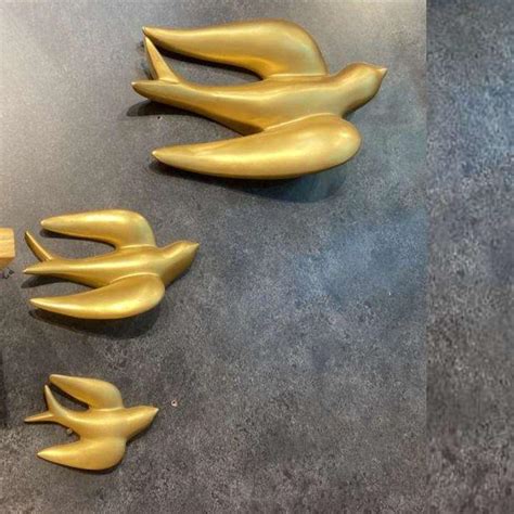 Wall Birds Set (Gold) – Elegant & Artistic Wall Decor – Allure Box