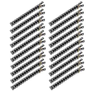Mandala Crafts Black Lace Zippers 7 Inch Fancy Zippers for Bags and ...