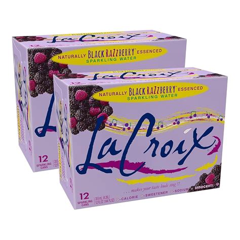Lacroix Black RazZberry Sparkling Seltzer Water, 12 India | Ubuy