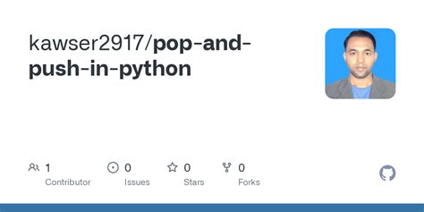 Push and Pop Python 的图像结果