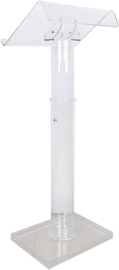 Buy Acrylic Podium, Presentation Podium Lectern, Clear Podium Stand, 4 ...