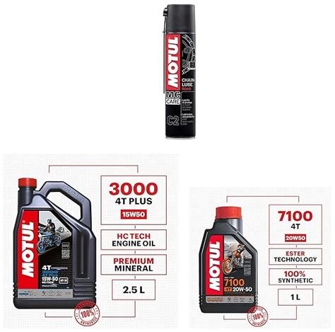 Motul 3000 4T Plus 15W50 API SM HC Tech Engine Oil for Royal Enfield ...