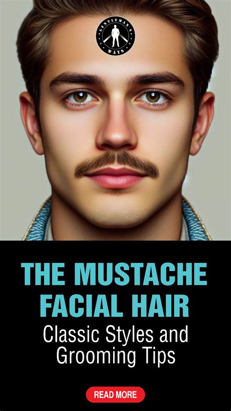 The Mustache Facial Hair: Styles, Grooming Tips and Maintenance | Mustache styles, Beard no ...