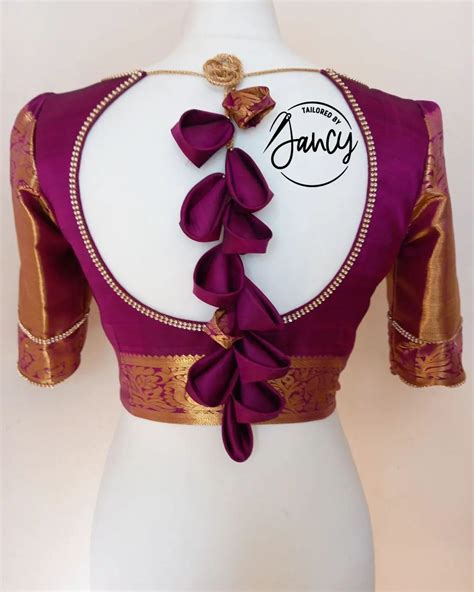 65 stylish and trendy blouse designs for saree and lehenga – Artofit