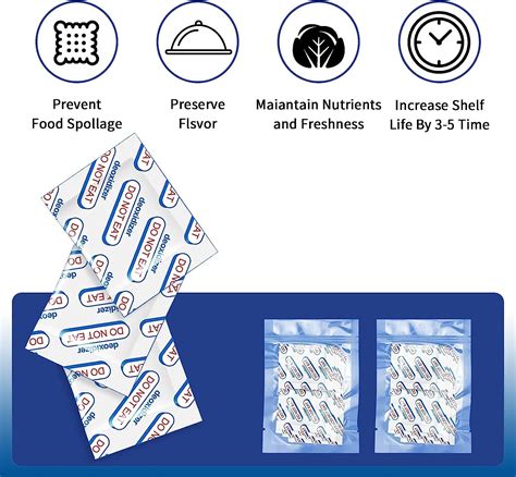 Buy oxygen absorbers for food storage 500cc，120PCS (10x PCS of 12) o2 ...