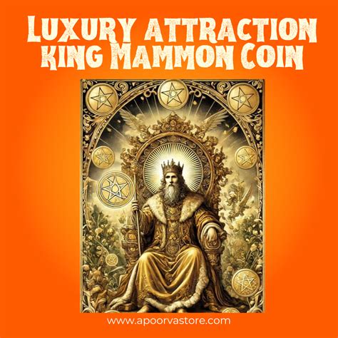 Luxury and Wealth King Mammon Sigil and Chant Coin by Crystall and Her ...