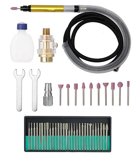 ISC Mini Pencil Collet Polishing Engraving Grinding Cutting Pneumatic ...