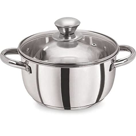 Buy Pristine Stainless Steel Tri Ply Induction Base Cook n Serve ...