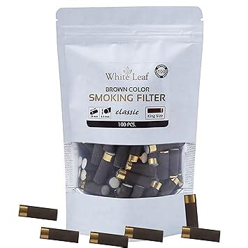 White Leaf Clove Flavoured Smoking Filter for Cigarettes Slim Long ...