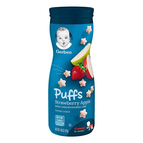 Gerber Puffs Strawberry Apple | Cereal | SnackZack online india