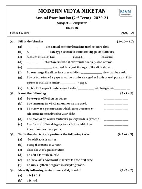 Image result for Computer Science Question Paper