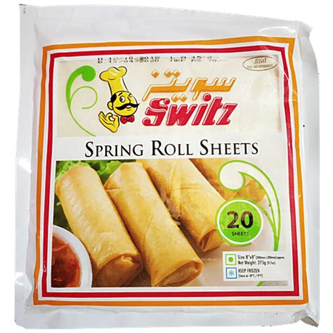 Buy Switz Spring Roll Sheets 275 Gm Pouch Online at the Best Price of ...