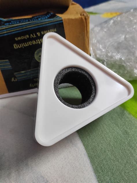 Generic ABS Injection Molding Triangular Microphone Station Logo -White ...