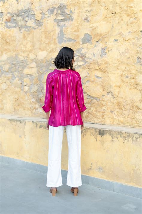 Sirius Shirt Fuchsia – SHOPURAIB