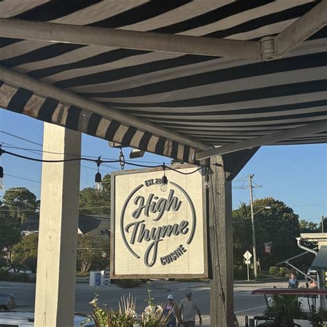 HIGH THYME CUISINE, Sullivan's Island - Restaurant Reviews, Photos ...