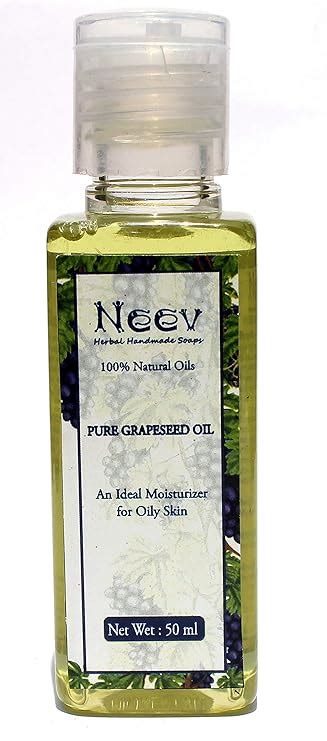 Buy Neev Pure Grapeseed Oil An Ideal Moisturizer for Oily Skin 50 ml ...