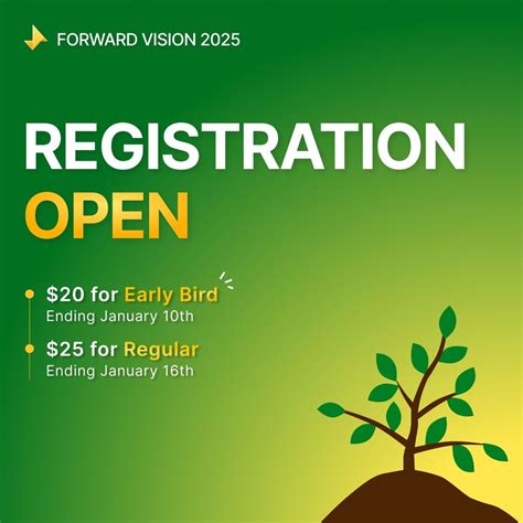 📅 Mark your calendars, because Forward Vision registration is open! 🔊 ...
