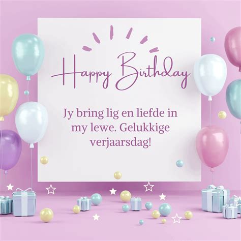 90+ Afrikaans Birthday Wishes : Messages, Quotes, Card, Status And ...