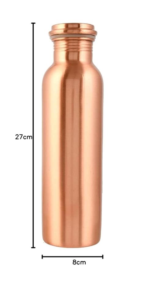 Anand Crafts Copper Water Bottle 1 Ltr for Drinking