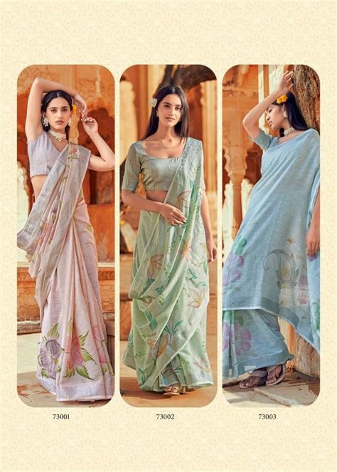 Rajpath Ruby Linen Fancy Exclusive Saree Collection: Textilecatalog