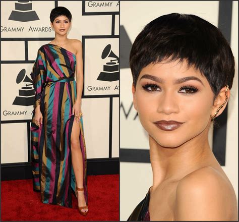 Zendaya Coleman In Vivienne Westwood at the 2015 Grammy Awards ...