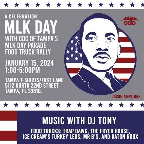 CDC of Tampas MLK Day Parade Food Truck Rally, 5112 N 22nd St, Tampa ...