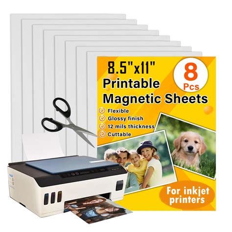 Snapklik.com : Towjug Printable Magnetic Sheets 8.5x11 Inches For ...