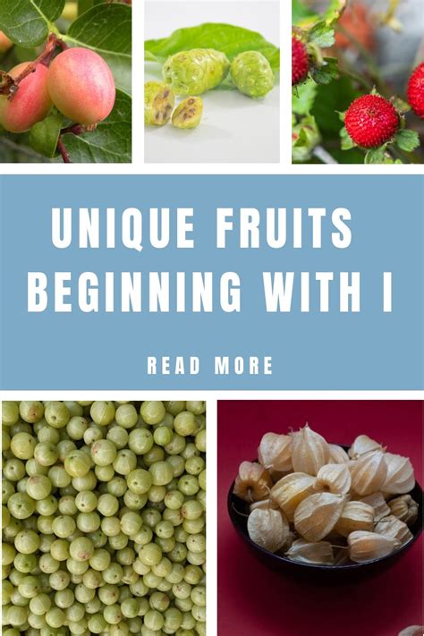 Unique Fruits Beginning with I