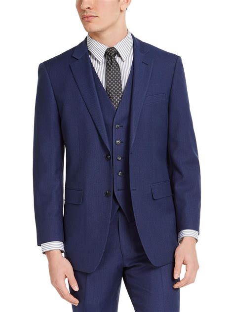 Buy Perry Ellis Twill Slim Fit Twobutton Suit Jacket - Multi At 74% Off ...