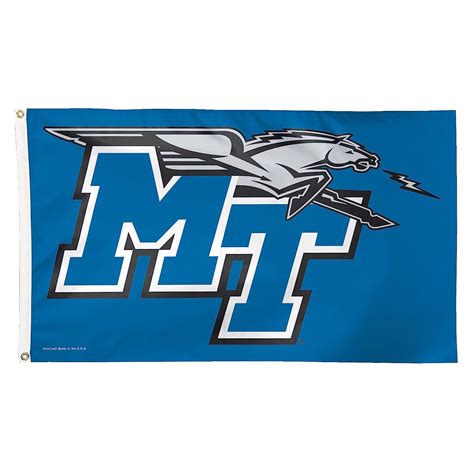 Buy NCAA Middle Tennessee State Blue Raiders Flag Deluxe, 3 x 5-Foot ...