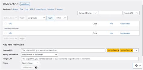 WordPress Redirection 的图像结果