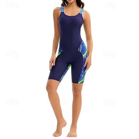 Women's Rash Guard Full Body Swimwear Dive Skin Suit Patchwork UPF50 ...
